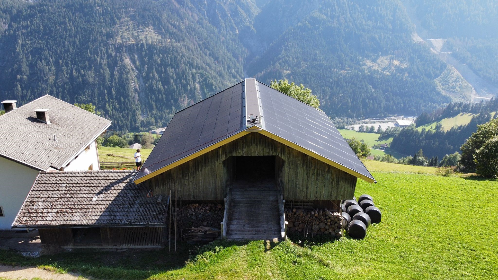 Dach von oben